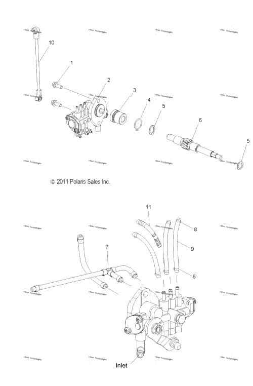 Engine, Oil Pump & Lines