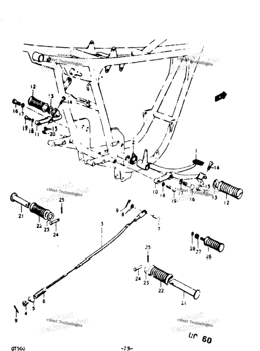 Rear Brake - Footrest