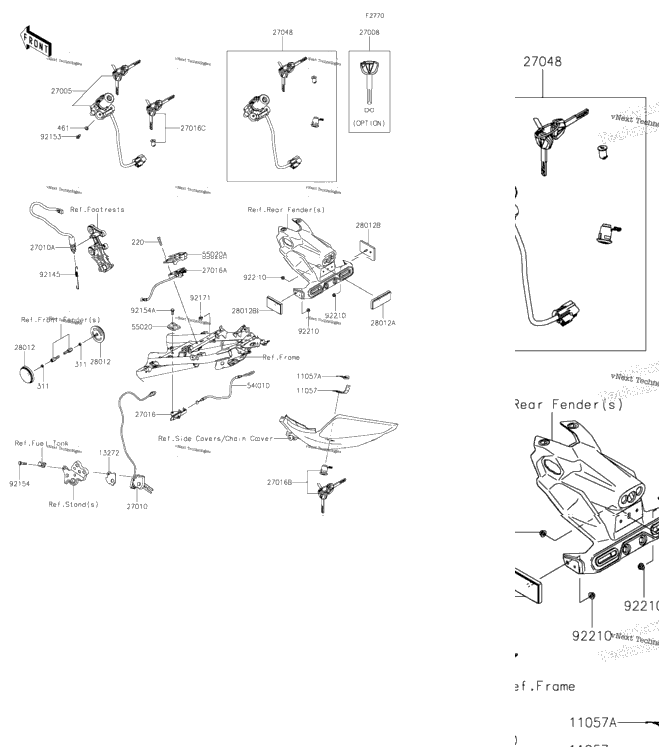 Ignition Switch/Locks/Reflectors