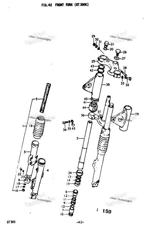 Front Fork (Gt380k)