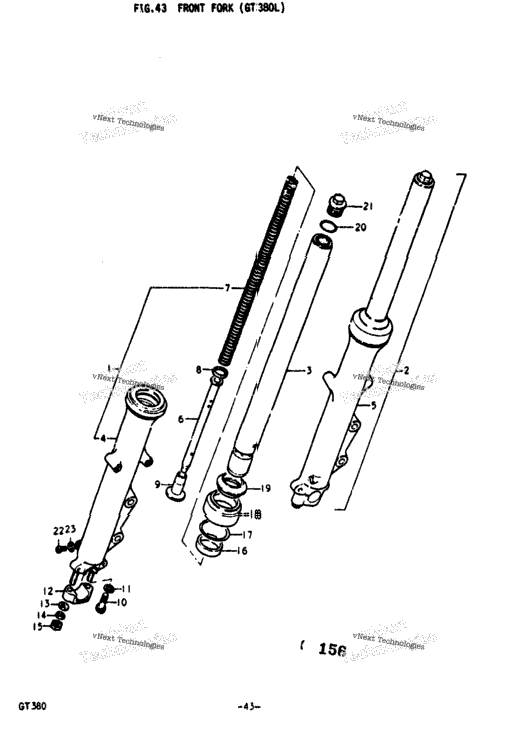 Front Fork (Gt380l)
