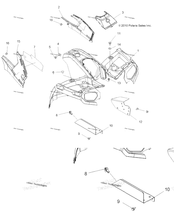 Body, Front Cab & Side Panels