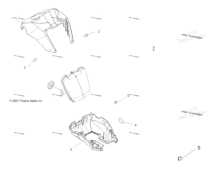 Body, Headlight Pod
