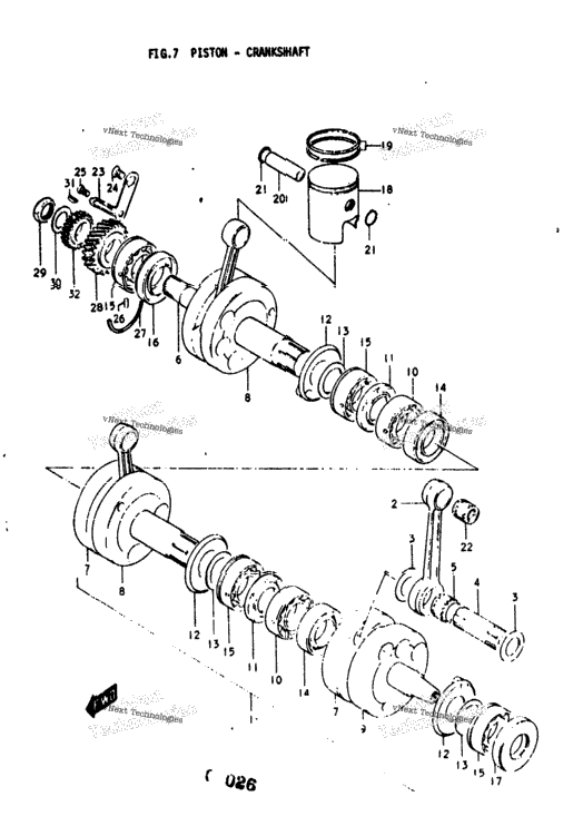 Piston - Crankshaft