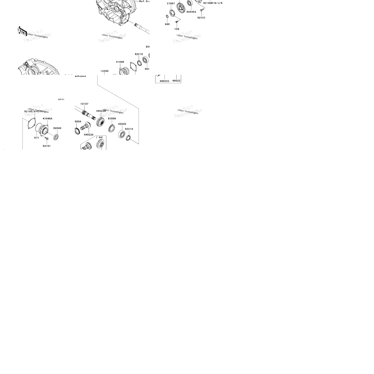 Front Bevel Gear