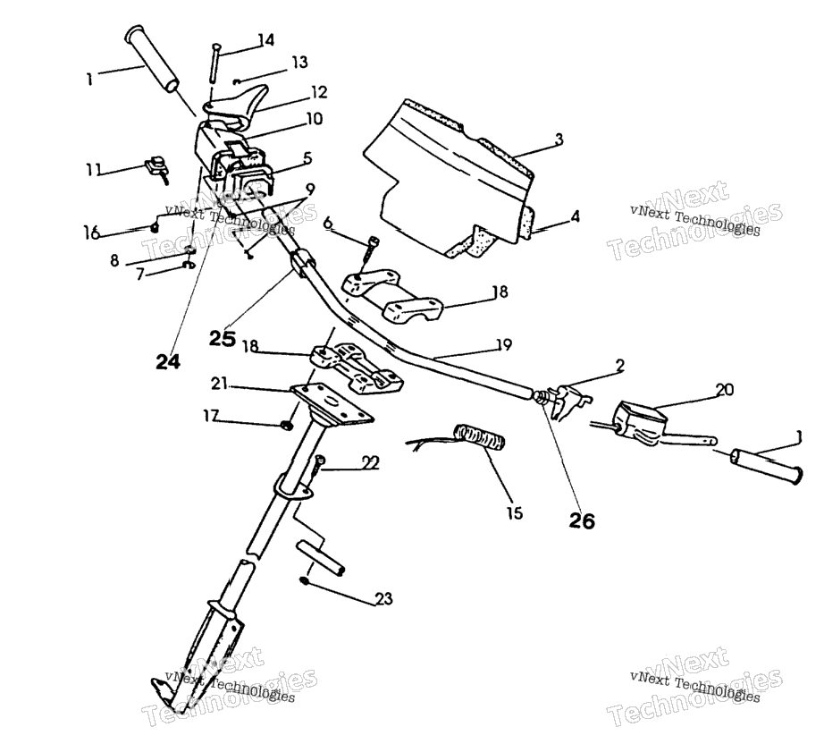 Steering Handlebar 500 & 500 Classic
