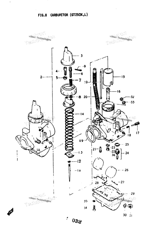 Carburetor (Gt250k