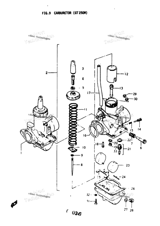 Carburetor (Gt250m)
