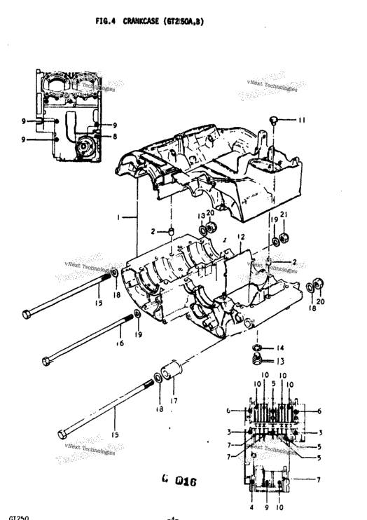 Crankcase (Gt250a