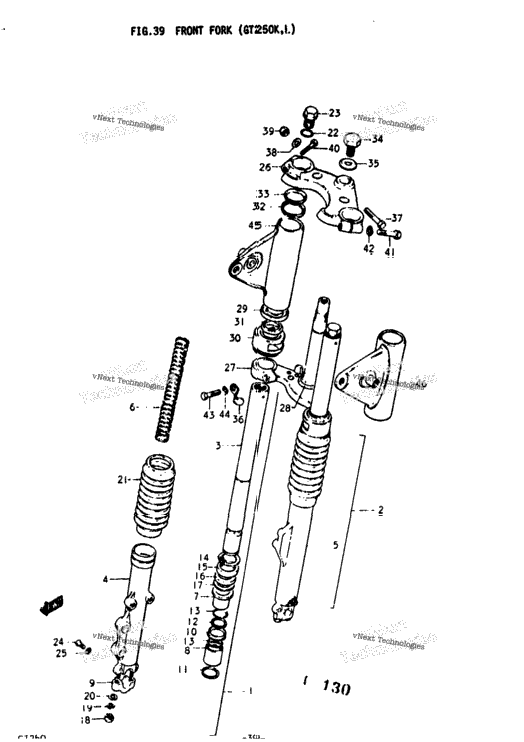 Front Fork (Gt250k