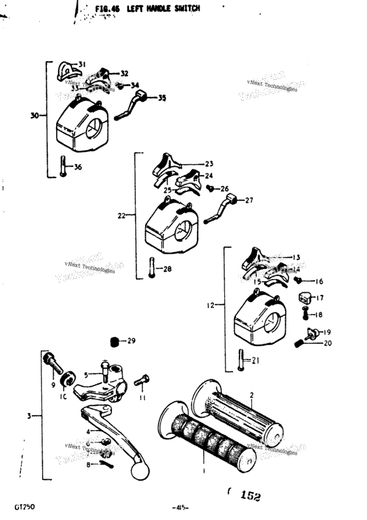Left Handle Switch
