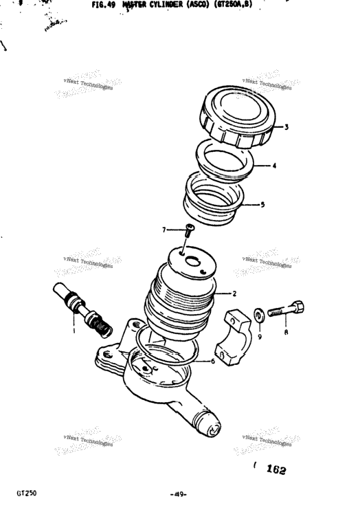 Master Cylinder (Asco) (Gt250a