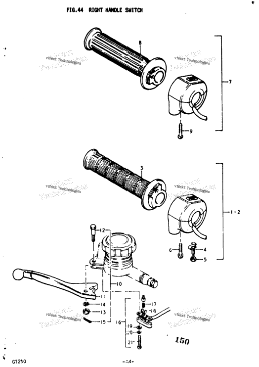 Right Handle Switch