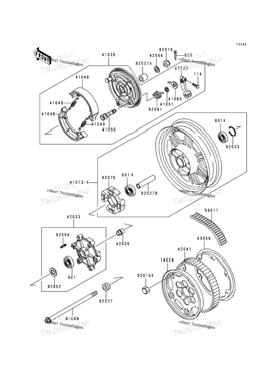 Rear Wheel/Chain/Coupling