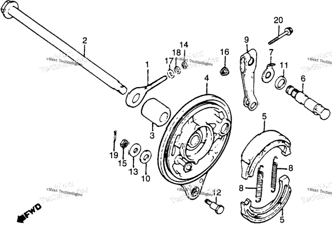 Rear Brake Panel