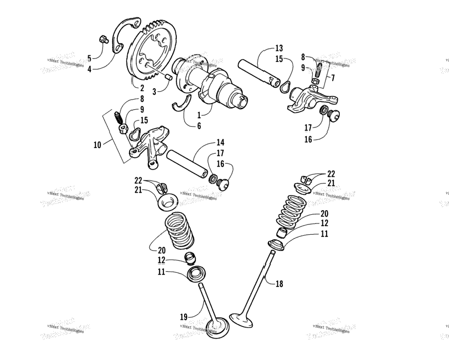 Camshaft/Valve Assembly