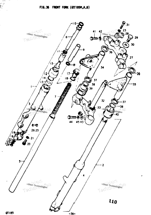 Front Fork (Gt185m