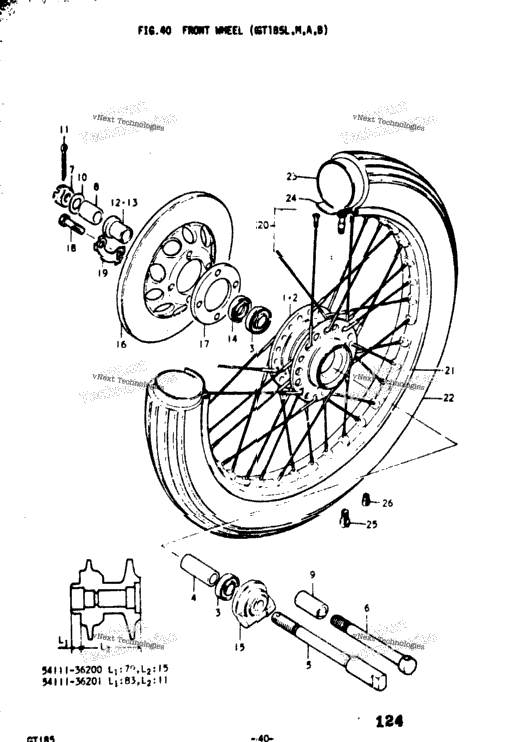 Front Heel (Gt185l