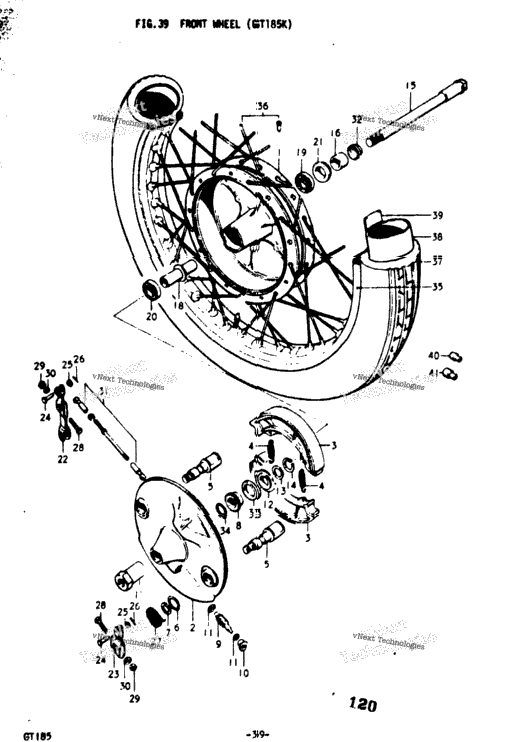 Front Wheel (Gt185k)