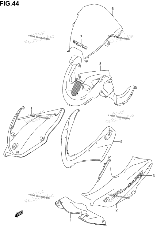 Cowling Body (Gsf1200sk1)