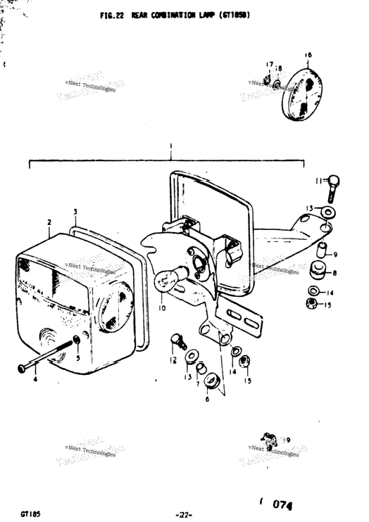 Rear Combination Lamp (Gt185b)