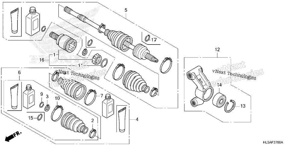 Rear Knuckle@Rear Driveshaft