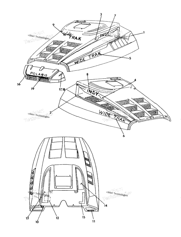 Hood Decals Widetrak