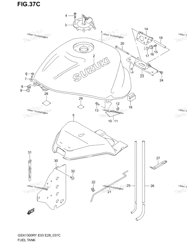 Fuel Tank (Model K2)