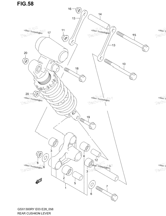 Rear Cushion Lever