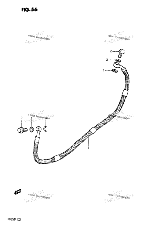 Rear Brake Hose