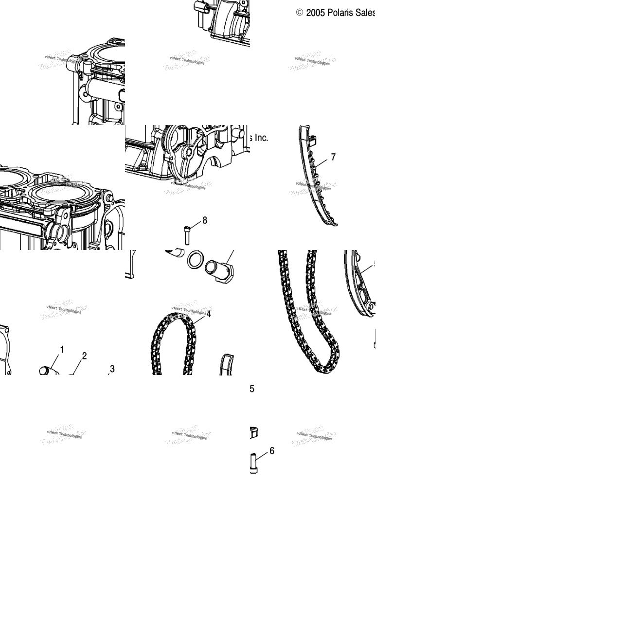Engine, Cam Chain & Tensioners