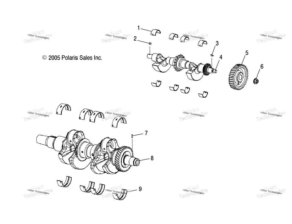 Engine, Crankshaft & Balance Shaft