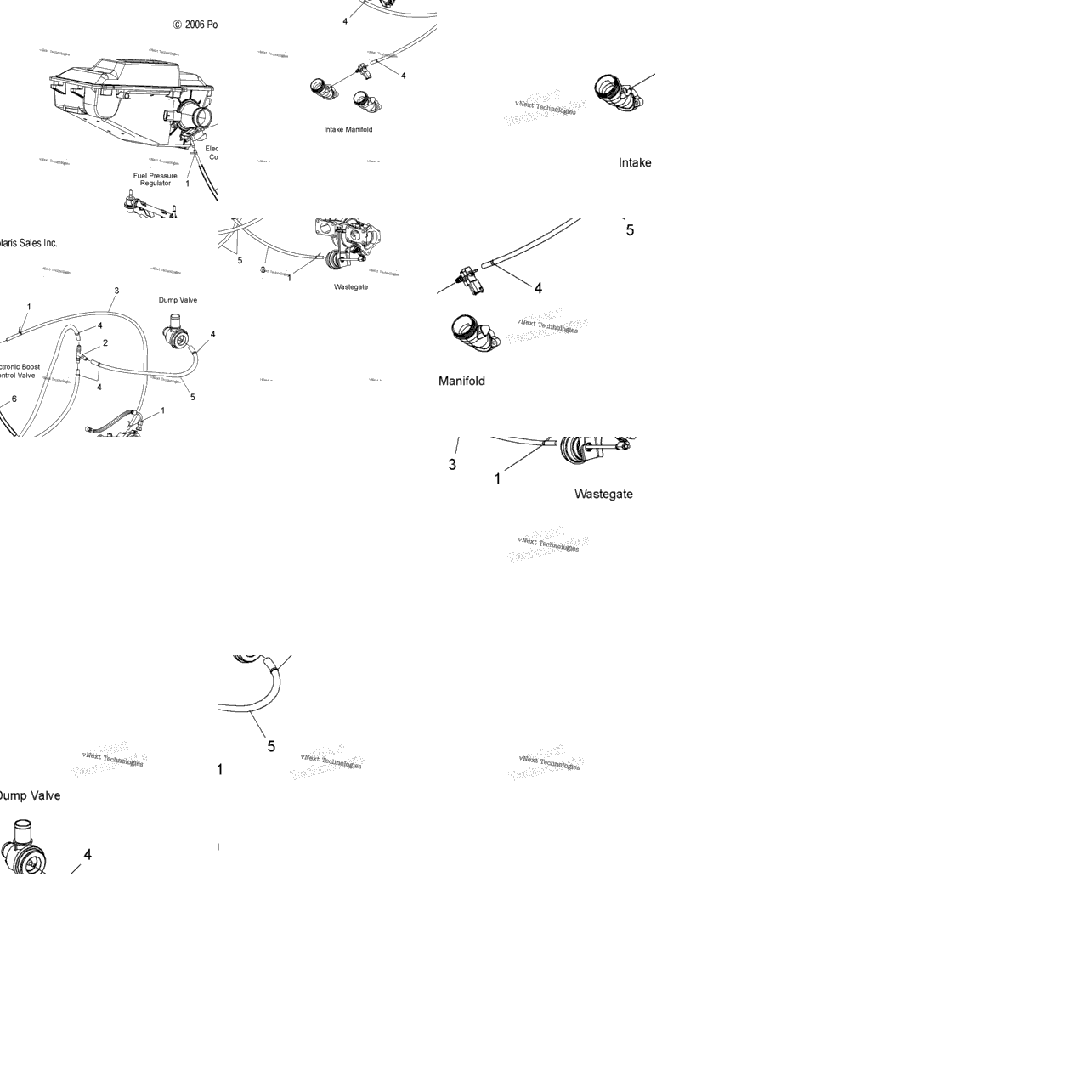 Engine, Reference Hoses