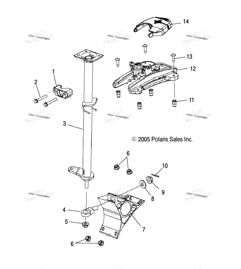 Steering Post Assembly