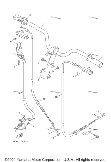 Steering Handle Cable