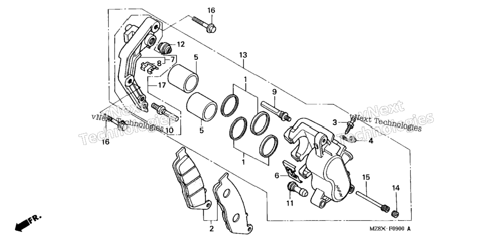 Front Brake Caliper