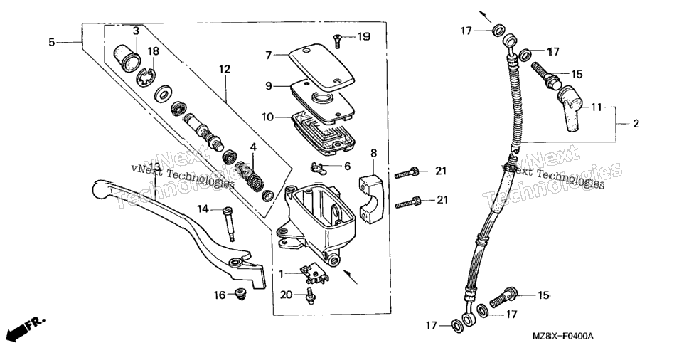Front Brake Master Cylinder
