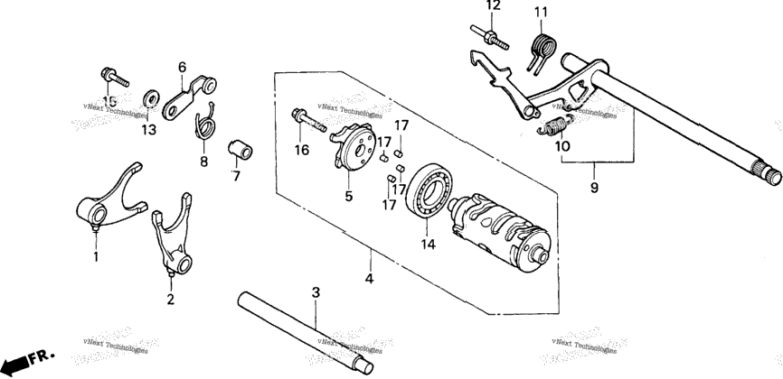 Gearshift Drum