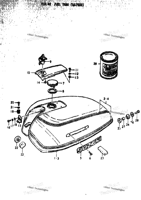 Fuel Tank (Gs750b)