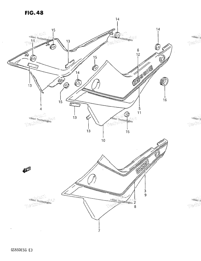 Frame Cover (Gs550ef/Eg)