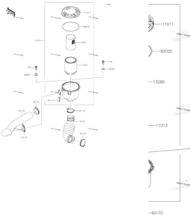 Air Cleaner-Belt Converter