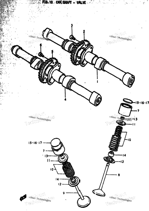 Cam Shaft - Valve