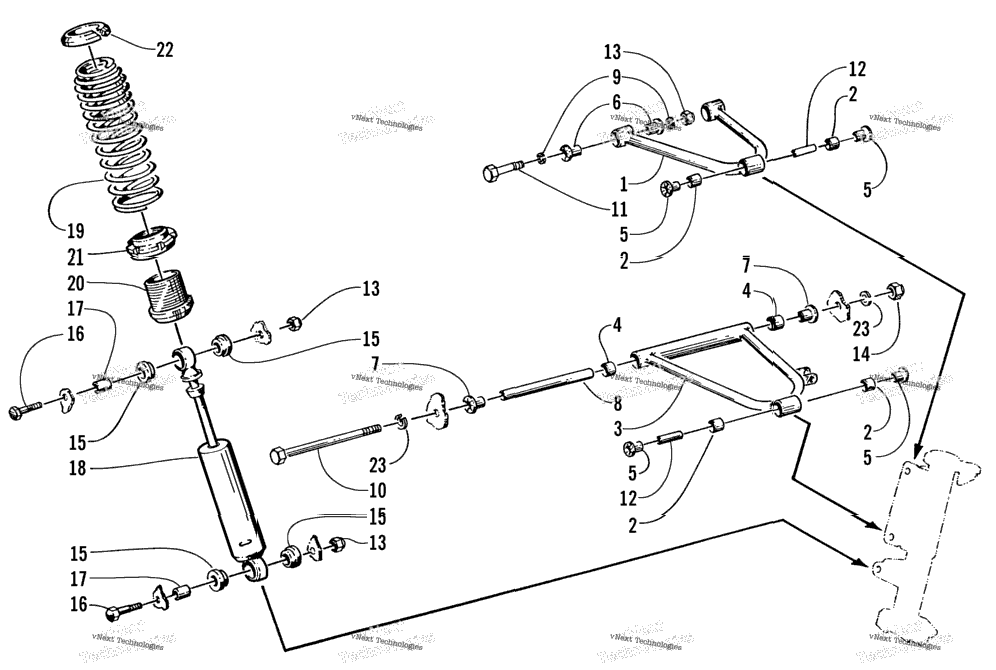 Front Suspension And Shock Absorber