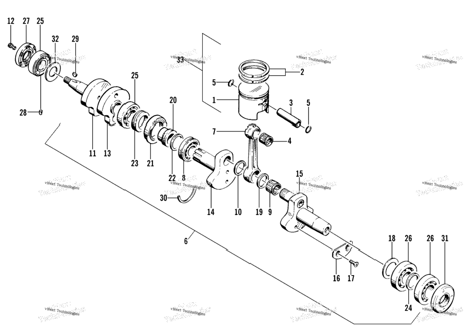Piston And Crankshaft