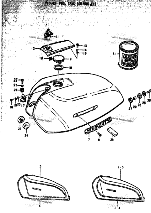 Fuel Tank (Gs750c