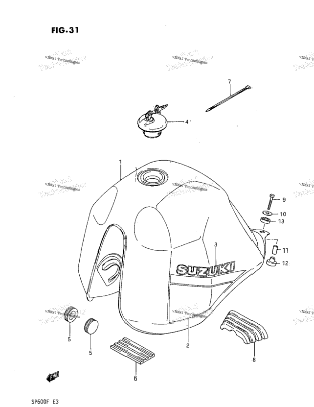 Fuel Tank (For California)