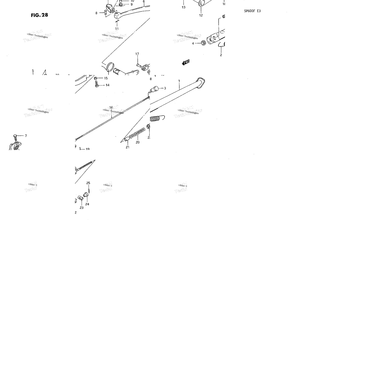 Stand - Rear Brake