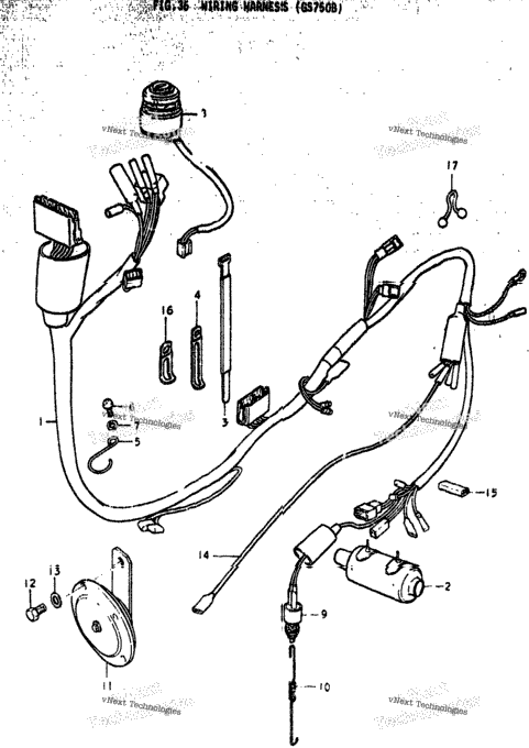 Wiring Harness (Gs750b)