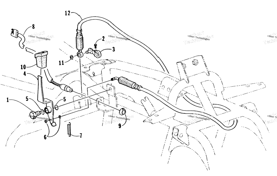 Reverse Shift Lever Assembly