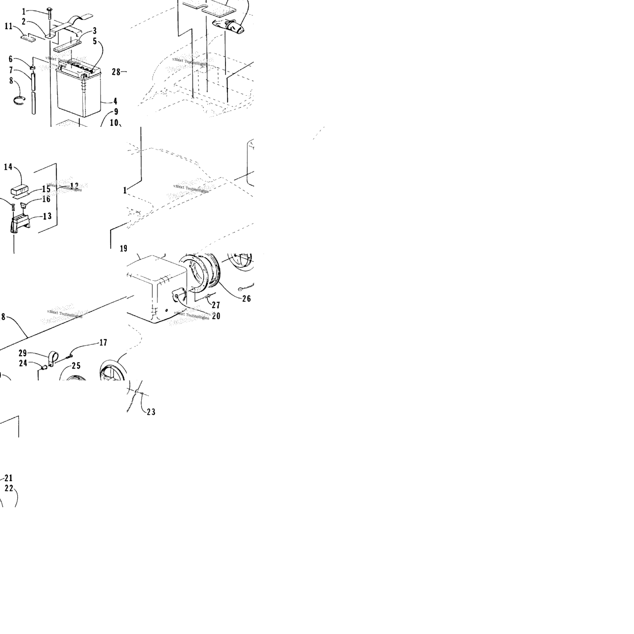 Storage Box And Battery Assembly
